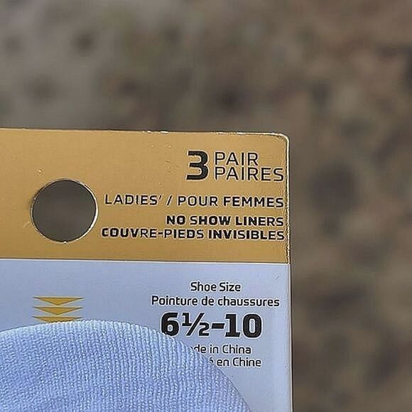 NWT Powersox No-Show Liners 3-Pack minus one pair - Picture 5 of 6